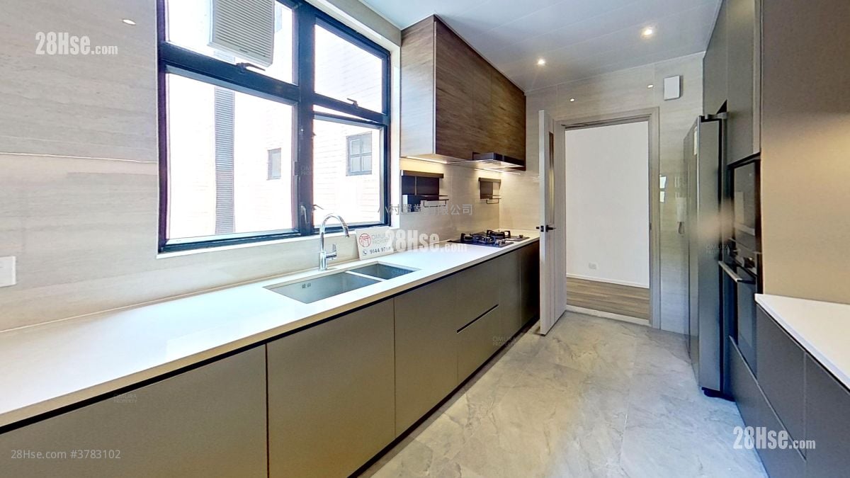 厨房: 怡礼苑 租盘 3 房 , 2 浴室 1,622 平方尺