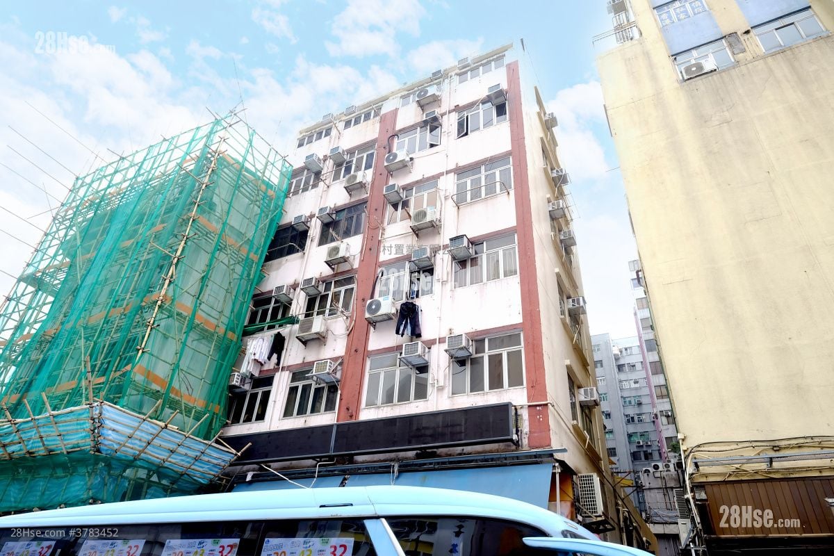 大厦外观: 欢乐楼 租盘 3 房 , 1 浴室 443 平方尺