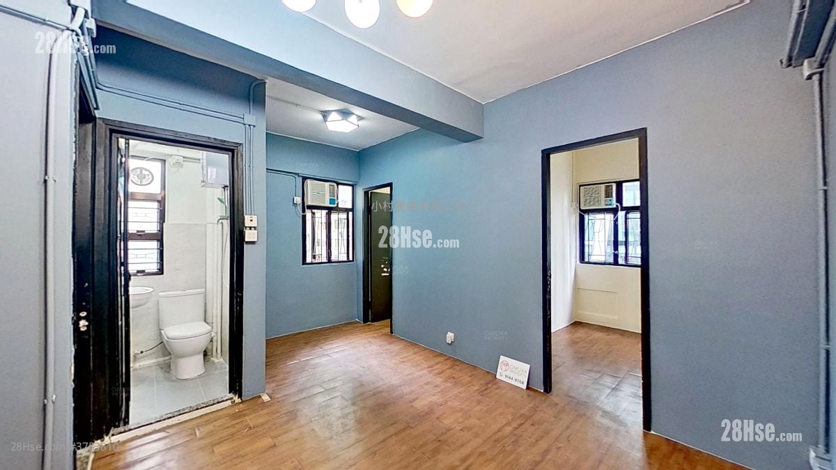 厅: 永胜大厦 租盘 2 房 , 1 浴室 386 平方尺