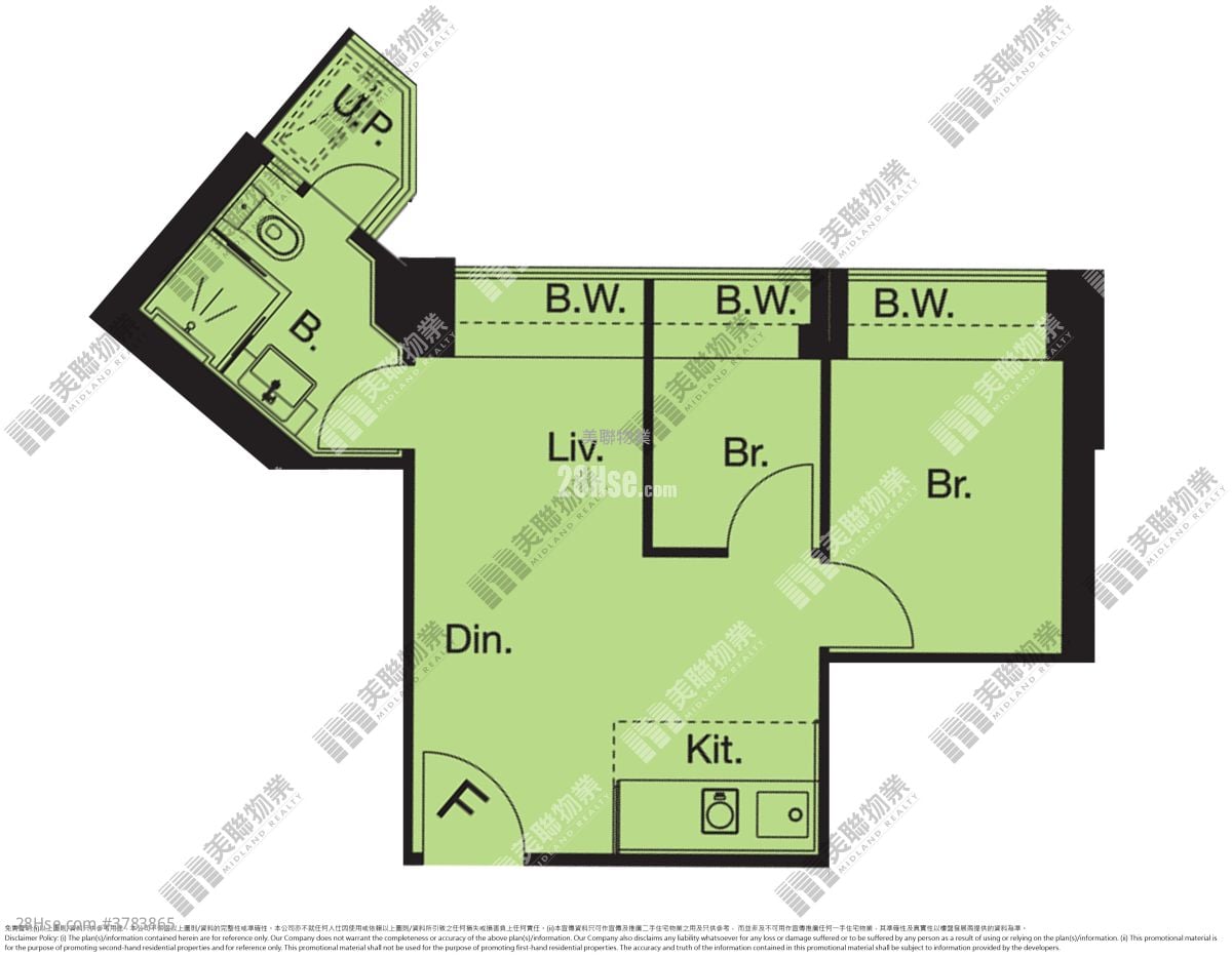 The Reach Rental 2 Bedrooms , 1 Bathroom 355 ft²