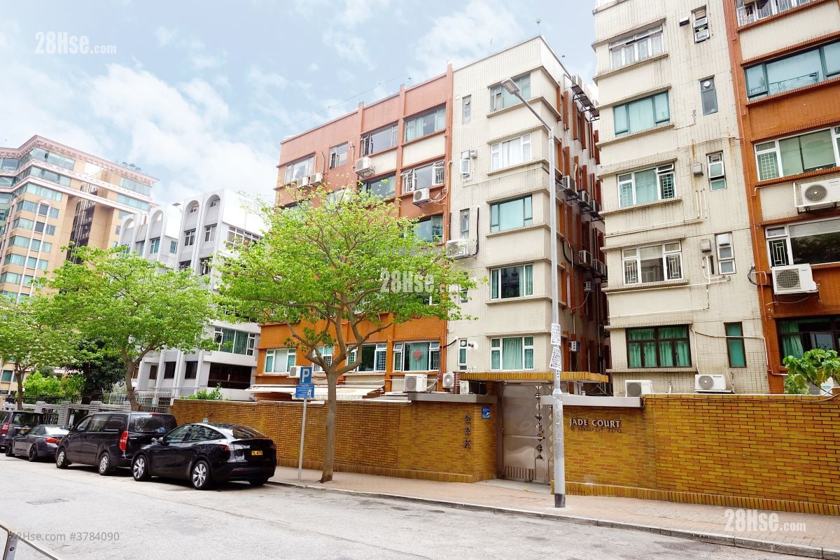 building outlook: Jade Court Rental 2 Bedrooms , 1 Bathroom 385 ft²