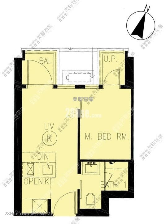 Lp6 Sell 1 Bedroom , 1 Bathroom 307 ft²