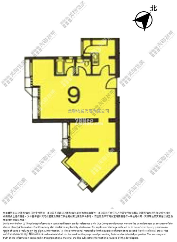 煜明苑 售盘 3 房 , 1 浴室 651 平方尺