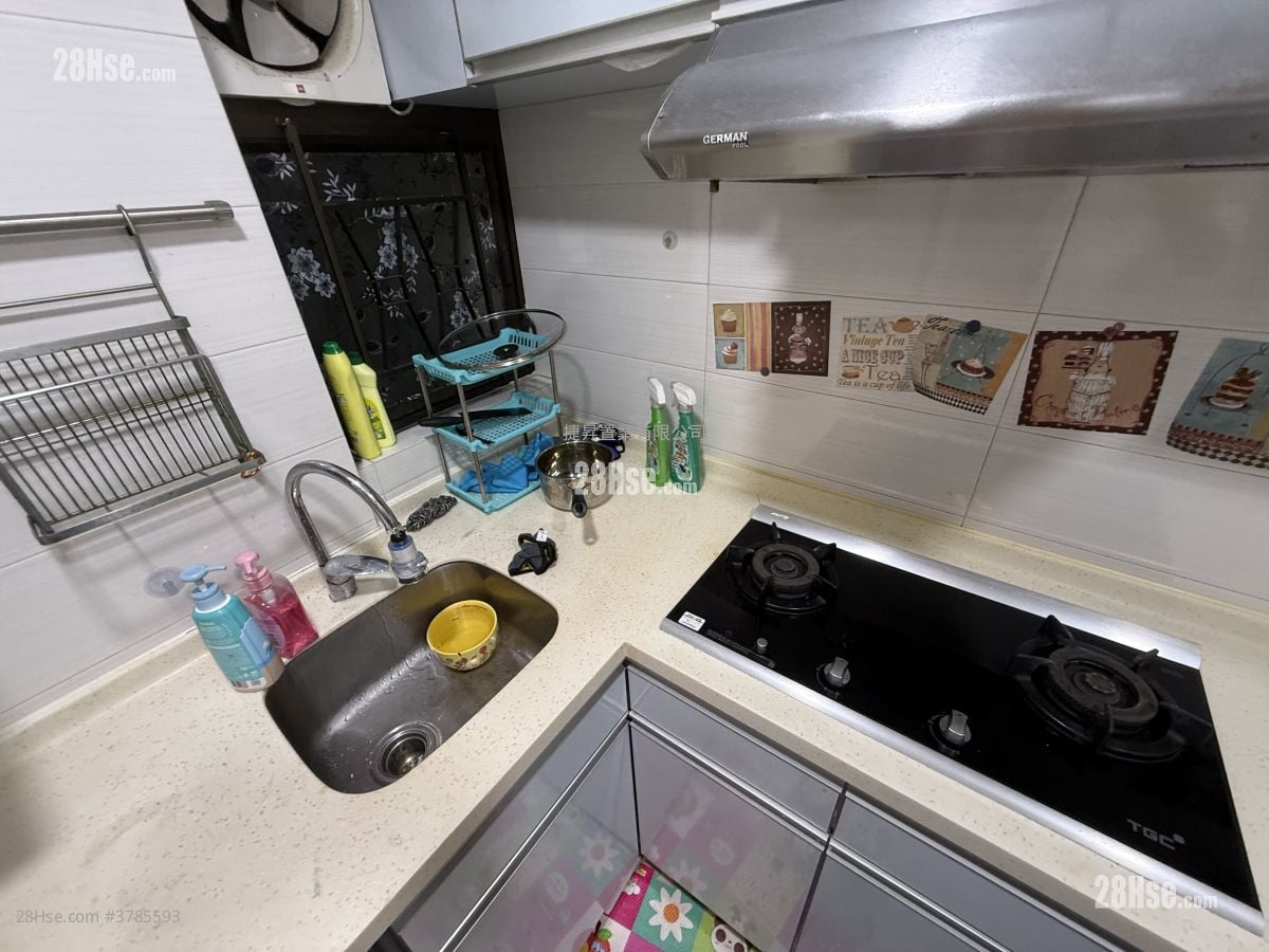 红磡花园 租盘 3 房 , 1 浴室 480 平方尺