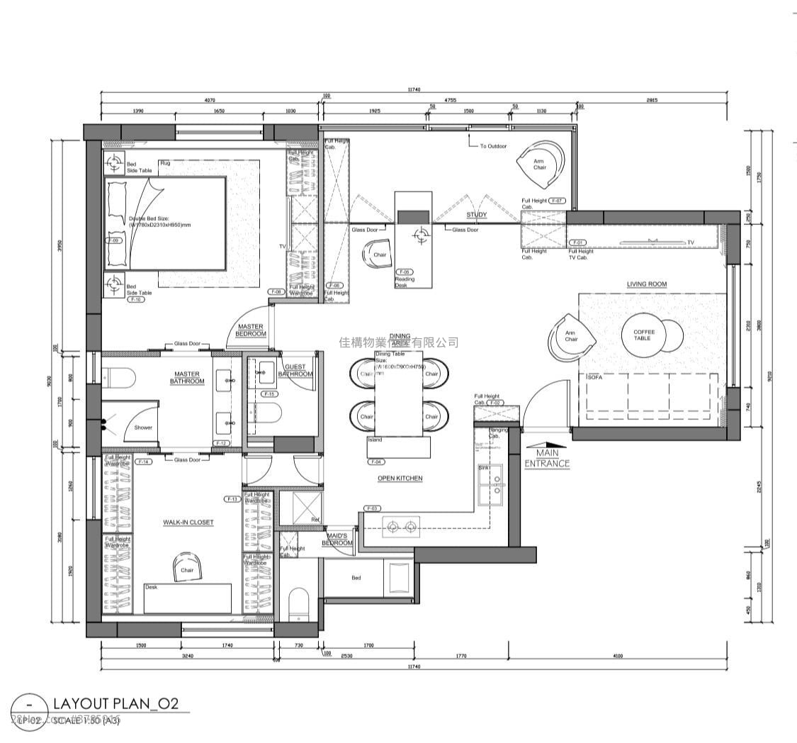 雅苑 租盘 2 房 , 2 浴室 992 平方尺