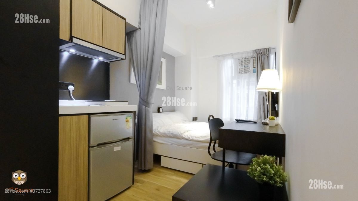 湾景楼 租盘 开放式间隔 , 1 浴室 160 平方尺