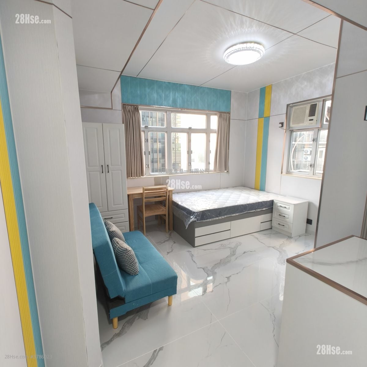 金冠大厦 租盘 开放式间隔 , 1 浴室 200 平方尺