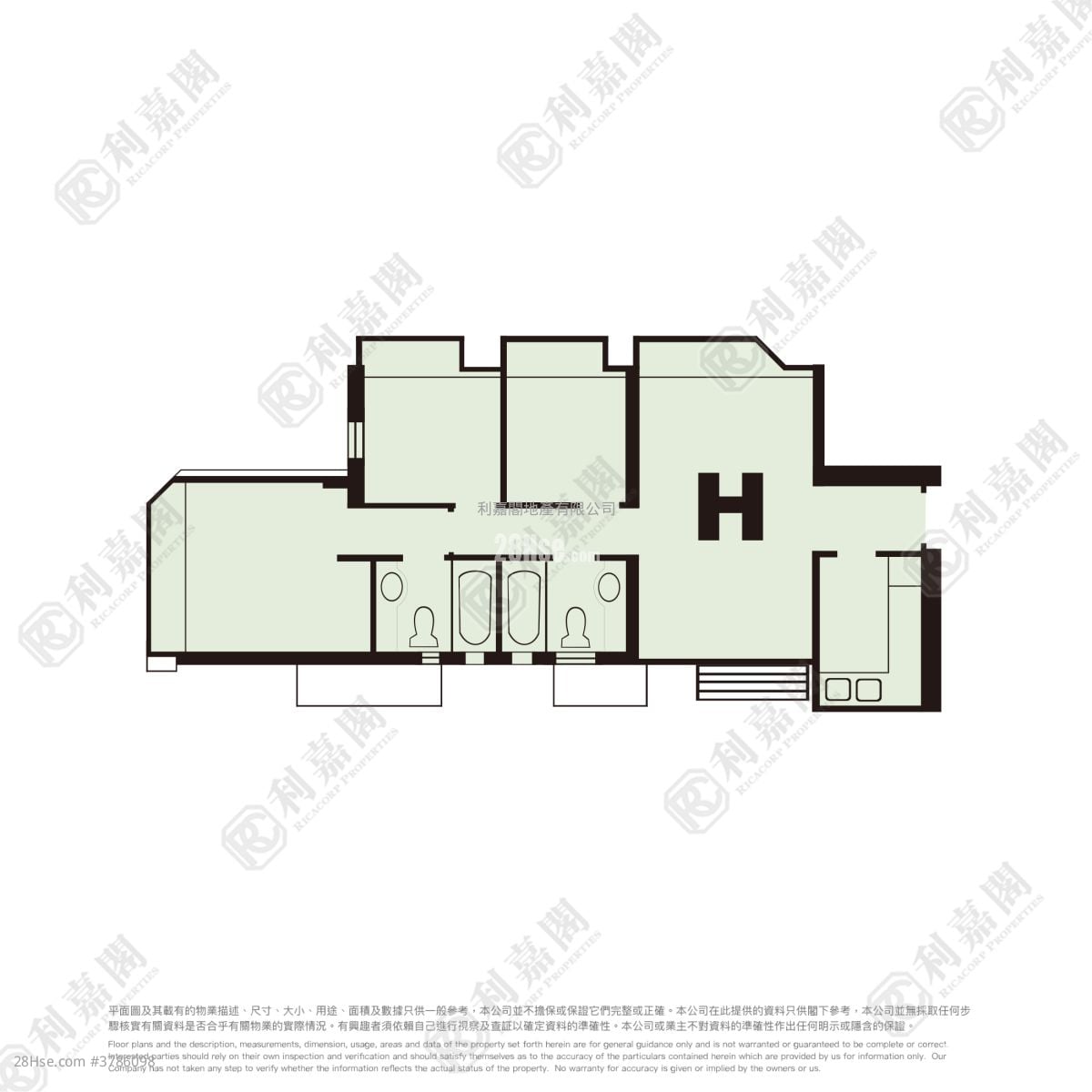 La Cite Noble Rental 3 Bedrooms , 2 Bathrooms 644 ft²