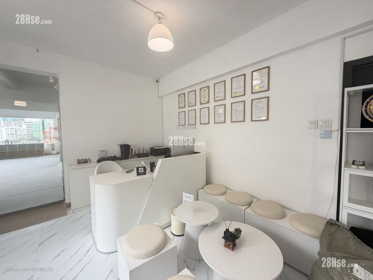 商业大厦  租盘 开放式间隔 , 2 厕所