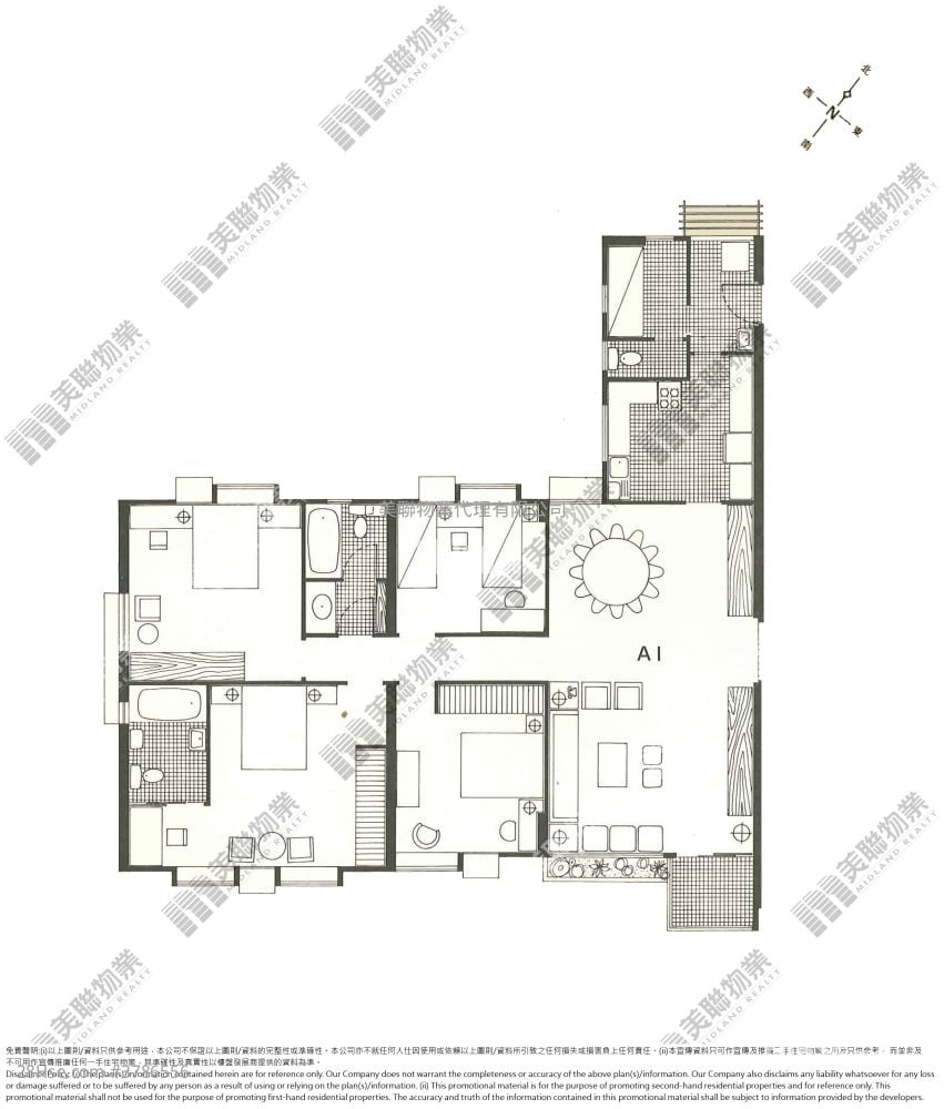 Palace Garden Sell 4 Bedrooms , 3 Bathrooms 1,367 ft²