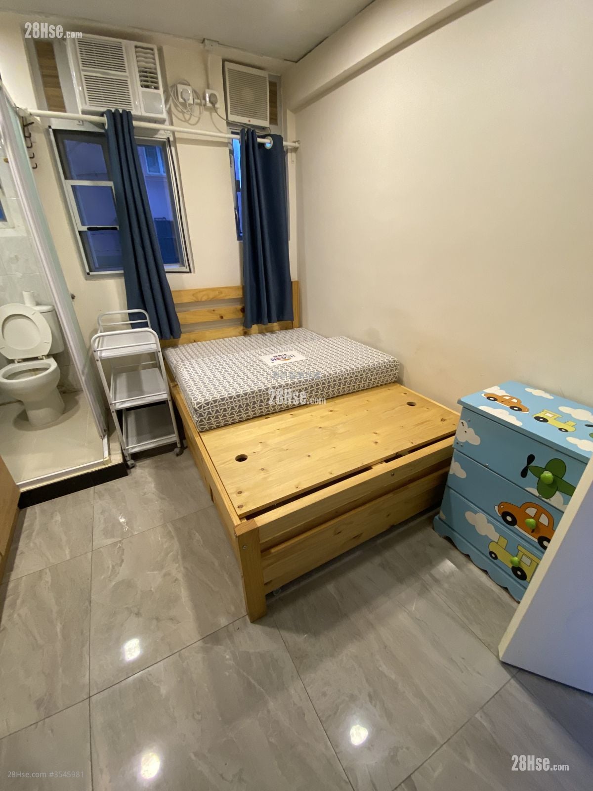 单幢楼房 租盘 开放式间隔 , 1 浴室 120 平方尺