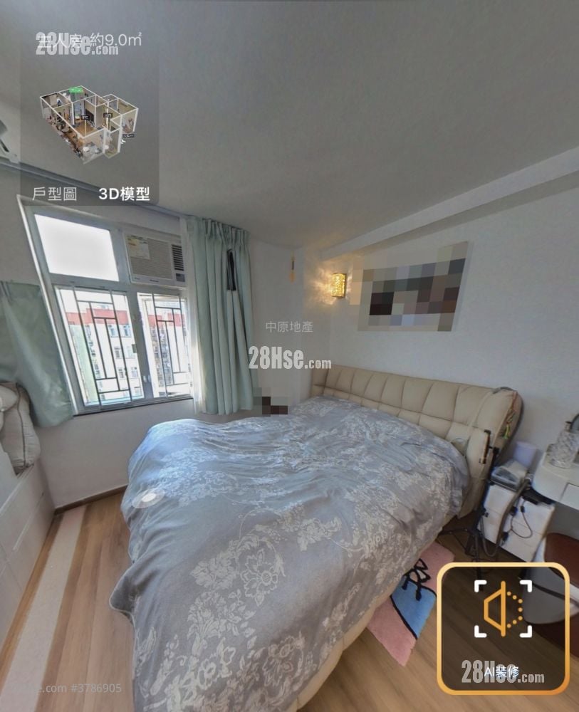 美孚新邨 售盘 3 房 , 2 浴室 604 平方尺