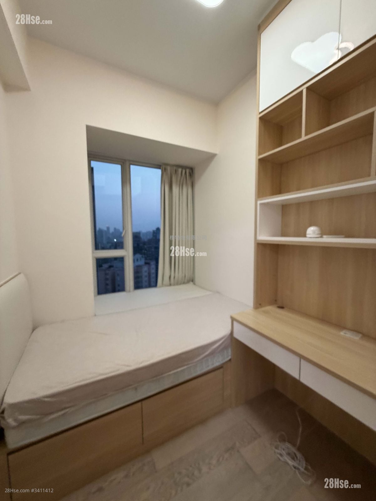 现崇山 租盘 2 房 , 1 浴室 523 平方尺