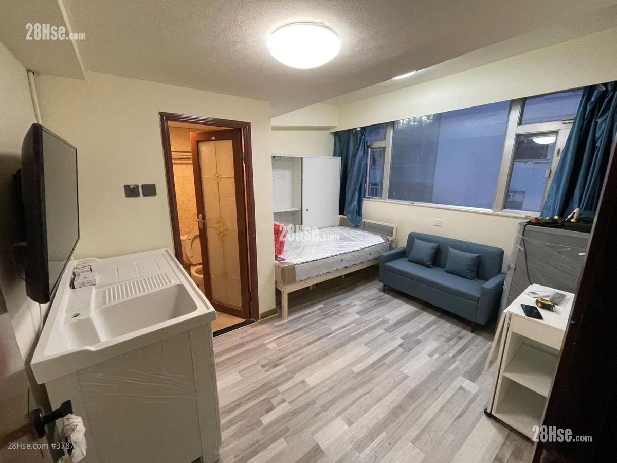 金冠大厦 租盘 2 房 , 1 浴室 200 平方尺