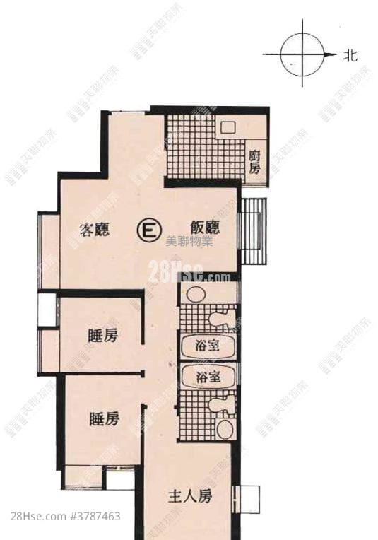 Kui Fat Building Sell 3 Bedrooms , 2 Bathrooms 593 ft²