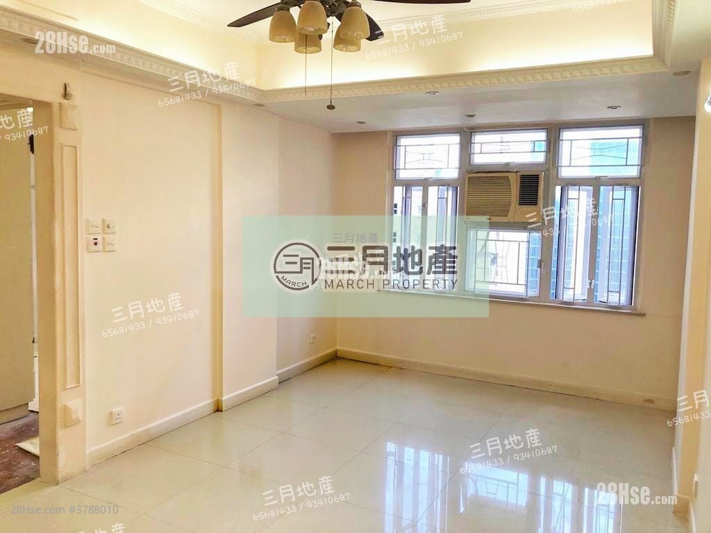 华敦大厦 租盘 2 房 , 2 浴室 760 平方尺