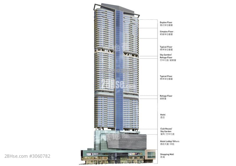 名铸 租盘 3 房 , 3 浴室 2,242 平方尺