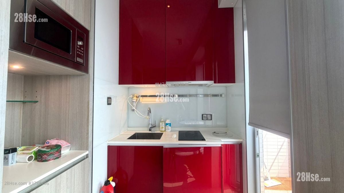 珀轩 租盘 开放式间隔 , 1 浴室 248 平方尺