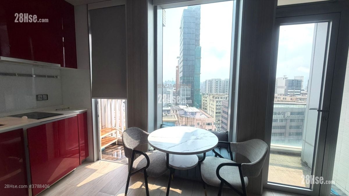 珀轩 租盘 开放式间隔 , 1 浴室 248 平方尺