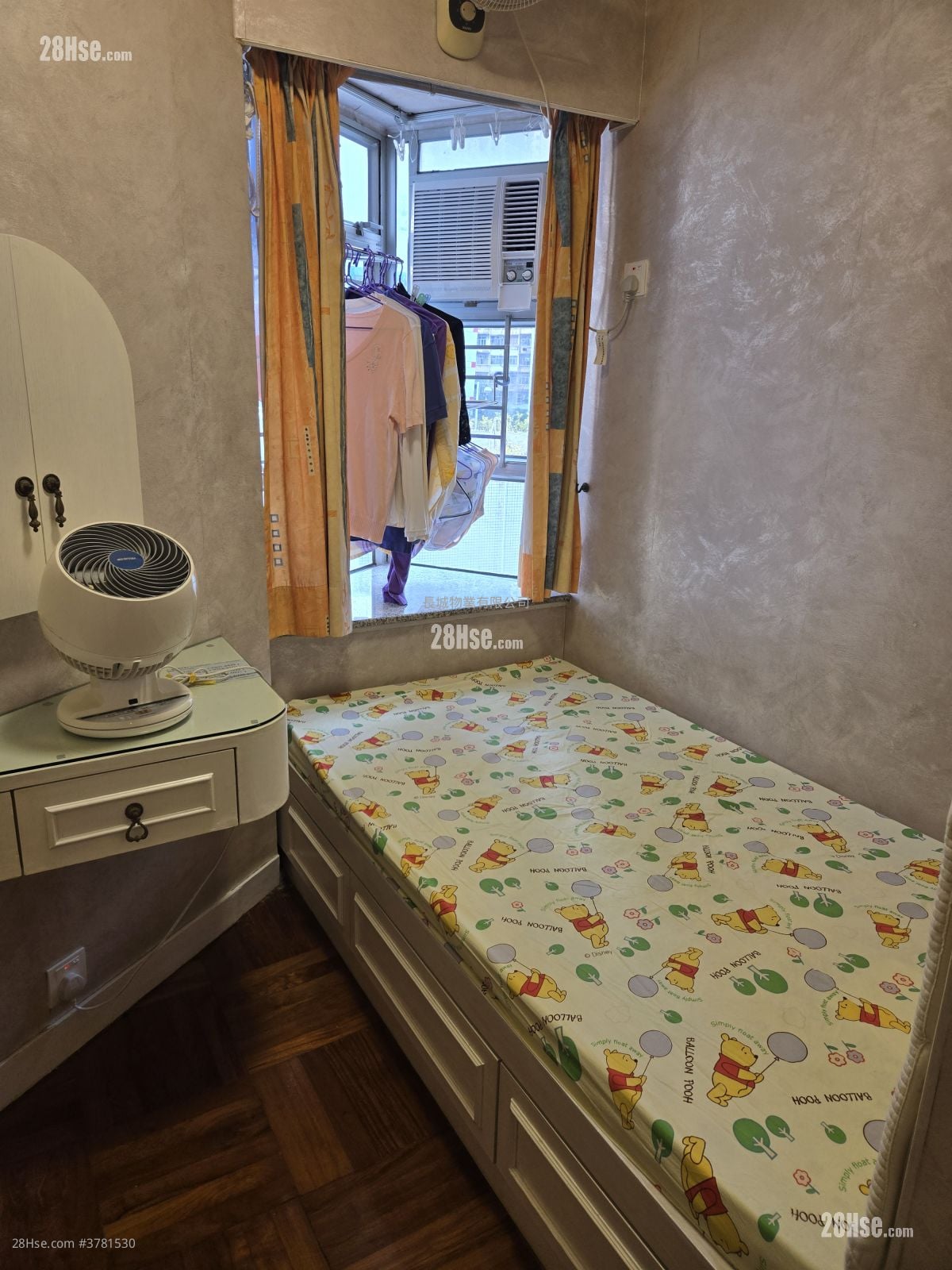 康山花园 租盘 3 房 , 1 浴室 570 平方尺