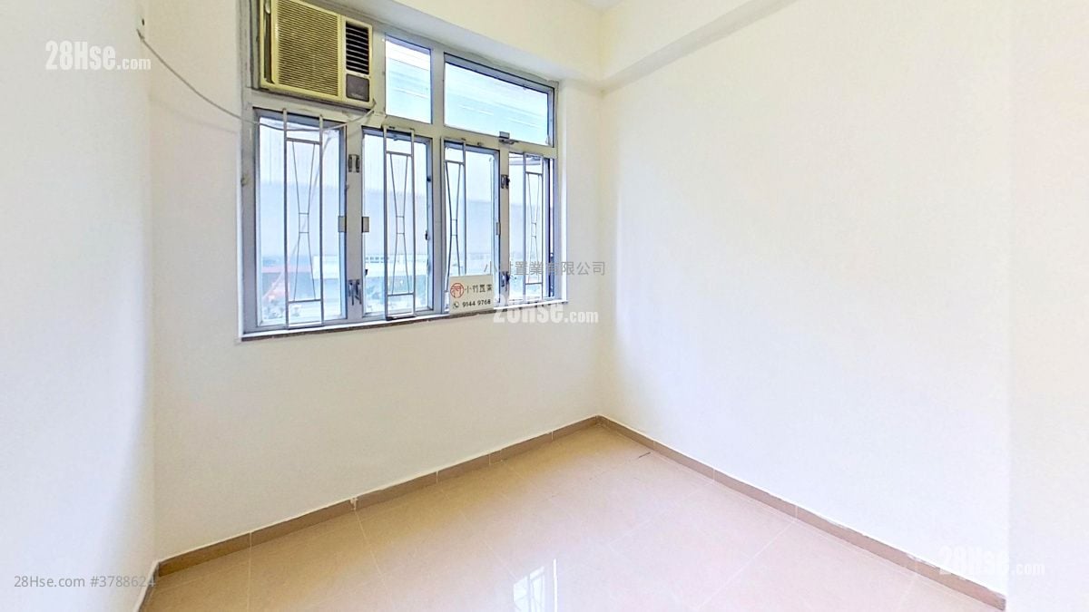 主人房: 富裕大厦 售盘 2 房 , 1 浴室 357 平方尺