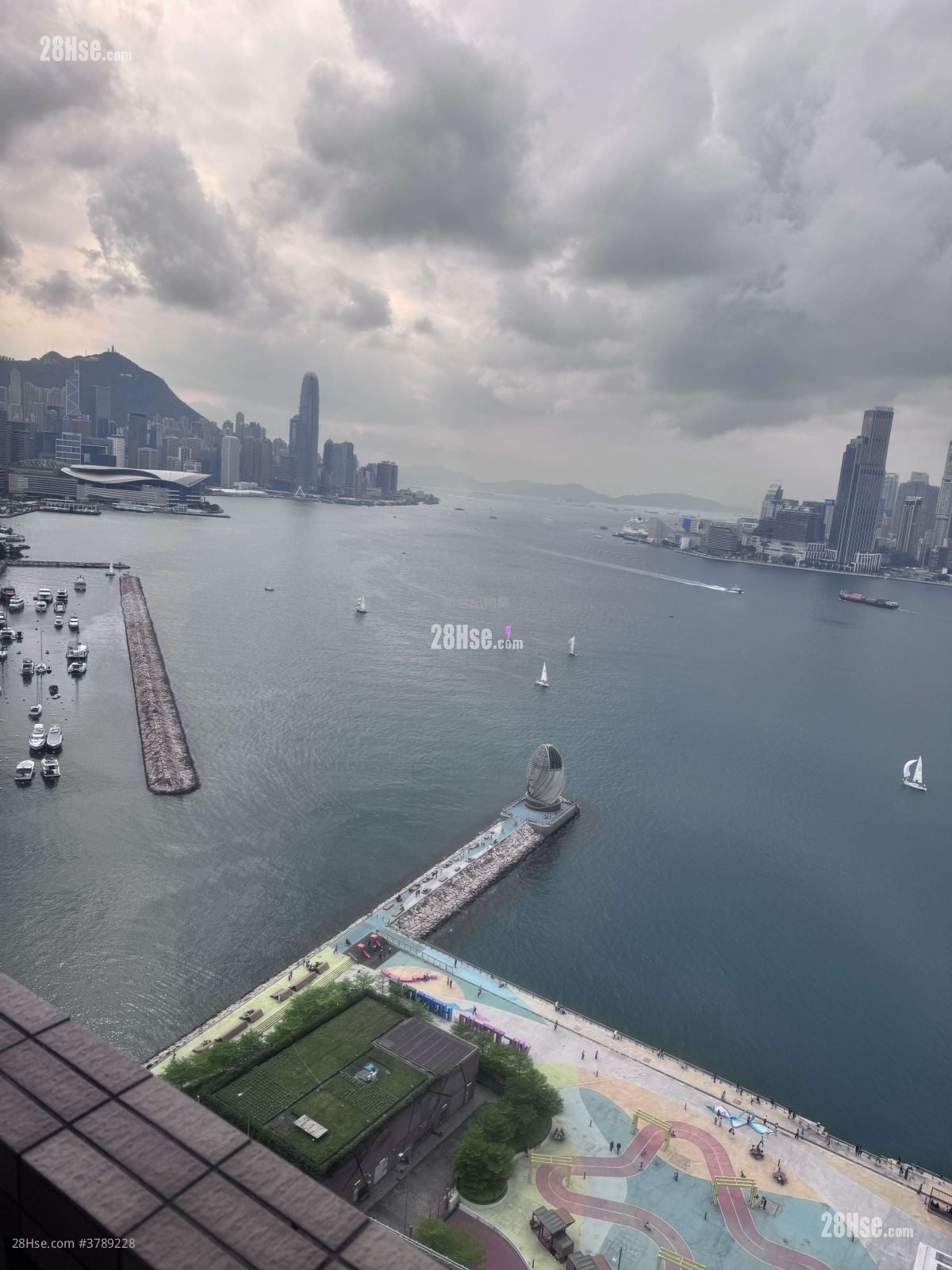 维多利中心 租盘 2 房 , 1 浴室 572 平方尺