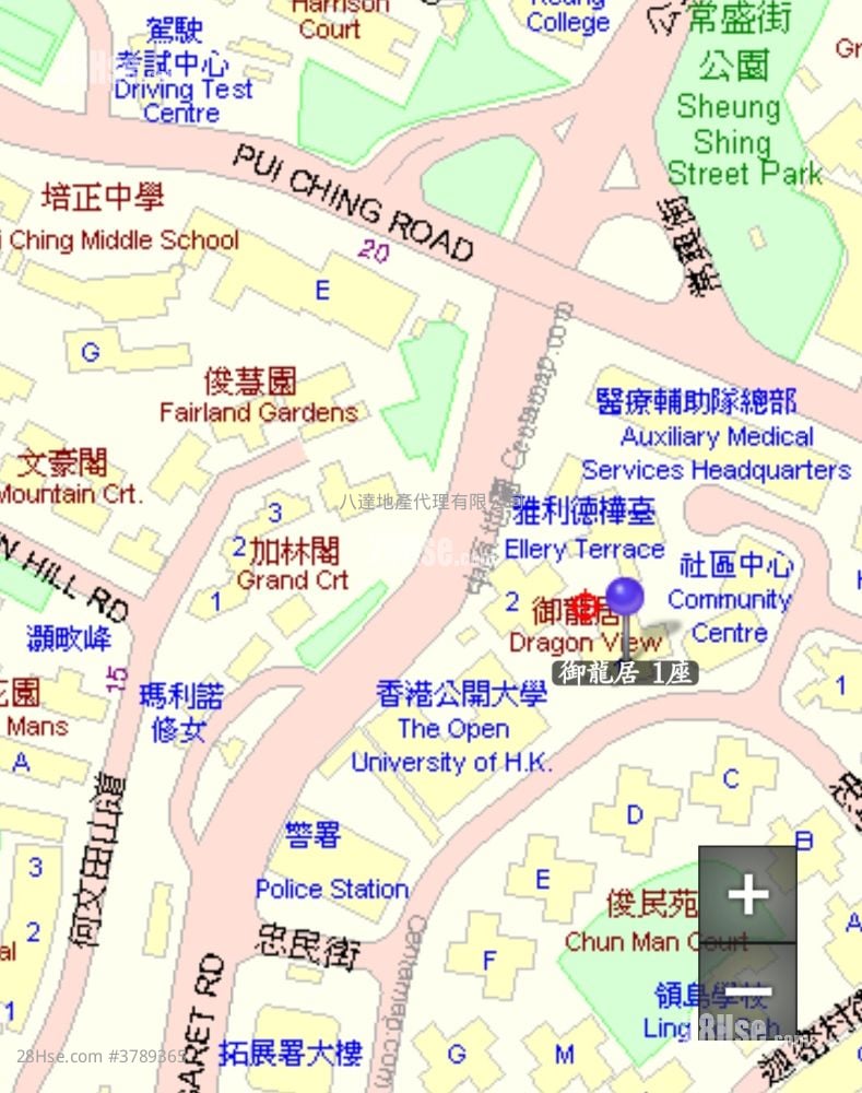 御龙居 售盘 2 房 , 1 浴室 625 平方尺