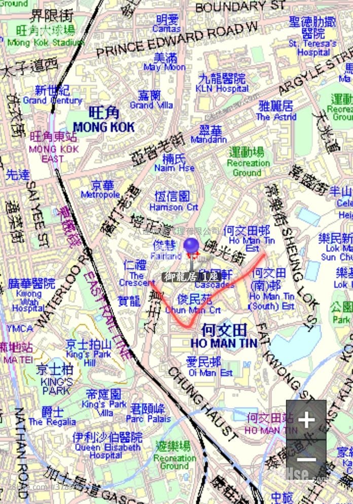 御龙居 售盘 2 房 , 1 浴室 625 平方尺