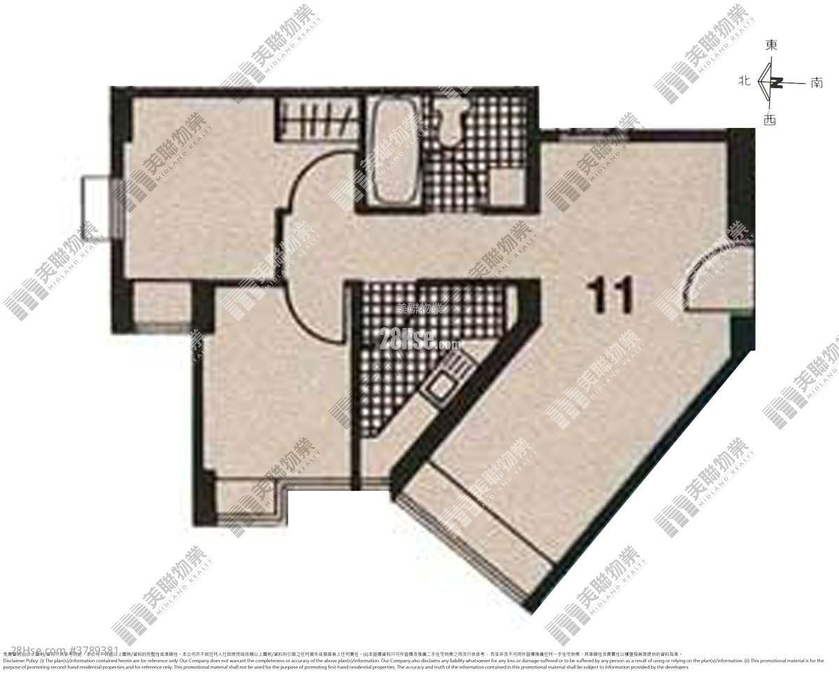 康怡花园 售盘 2 房 466 平方尺