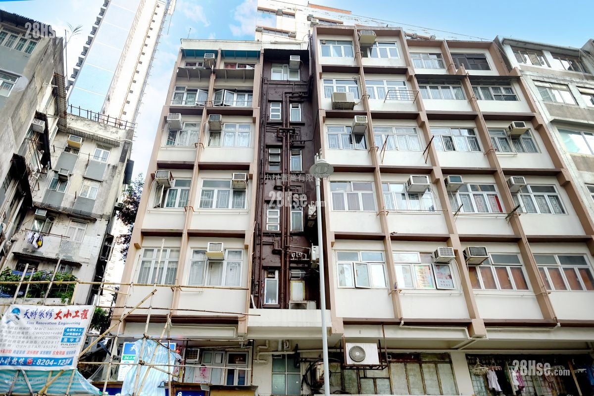 building outlook: Tat Hing Building Rental Studio , 1 Bathroom 250 ft²
