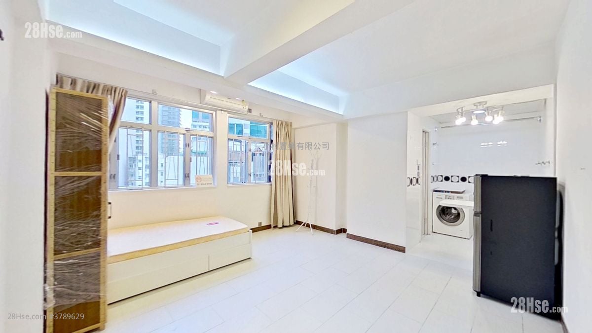 living room: Tat Hing Building Rental Studio , 1 Bathroom 250 ft²