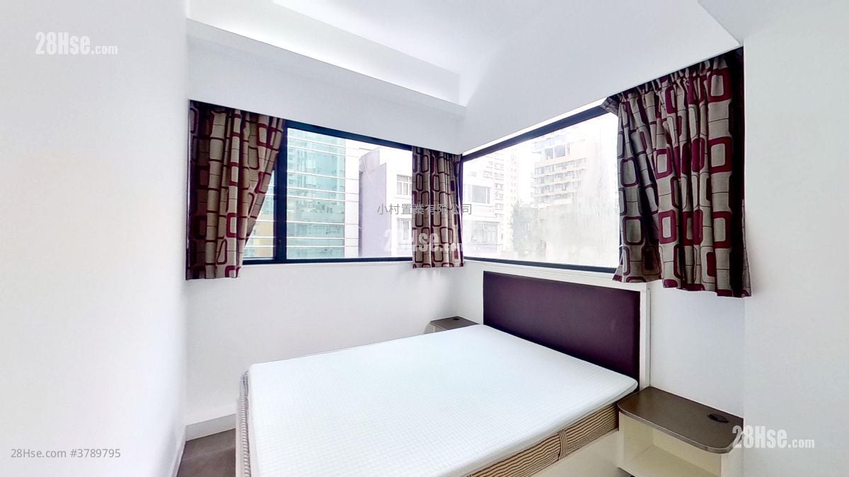 主人房: 晴峰居 租盘 2 房 , 1 浴室 565 平方尺