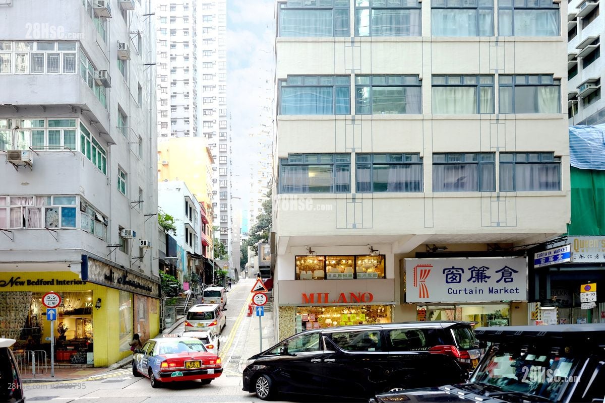 大厦外观: 晴峰居 租盘 2 房 , 1 浴室 565 平方尺