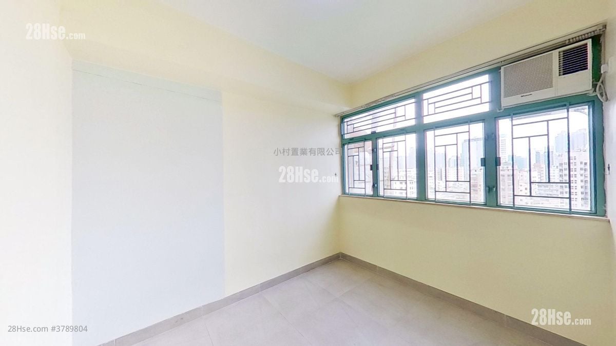 睡房 1: 名人居 租盘 3 房 , 1 浴室 600 平方尺