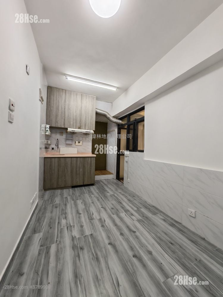 美安楼 租盘 开放式间隔 , 1 浴室 150 平方尺