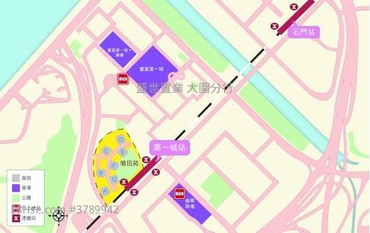 愉田苑 售盘 2 房 , 1 浴室 466 平方尺