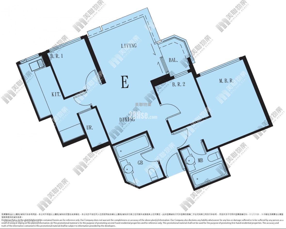 星涟海 租盘 4 房 , 2 浴室 768 平方尺