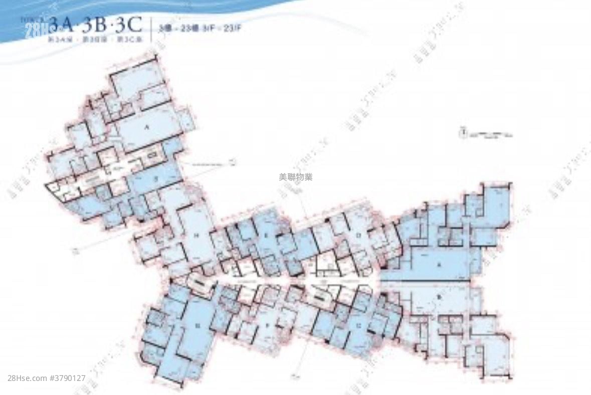星涟海 租盘 4 房 , 2 浴室 768 平方尺