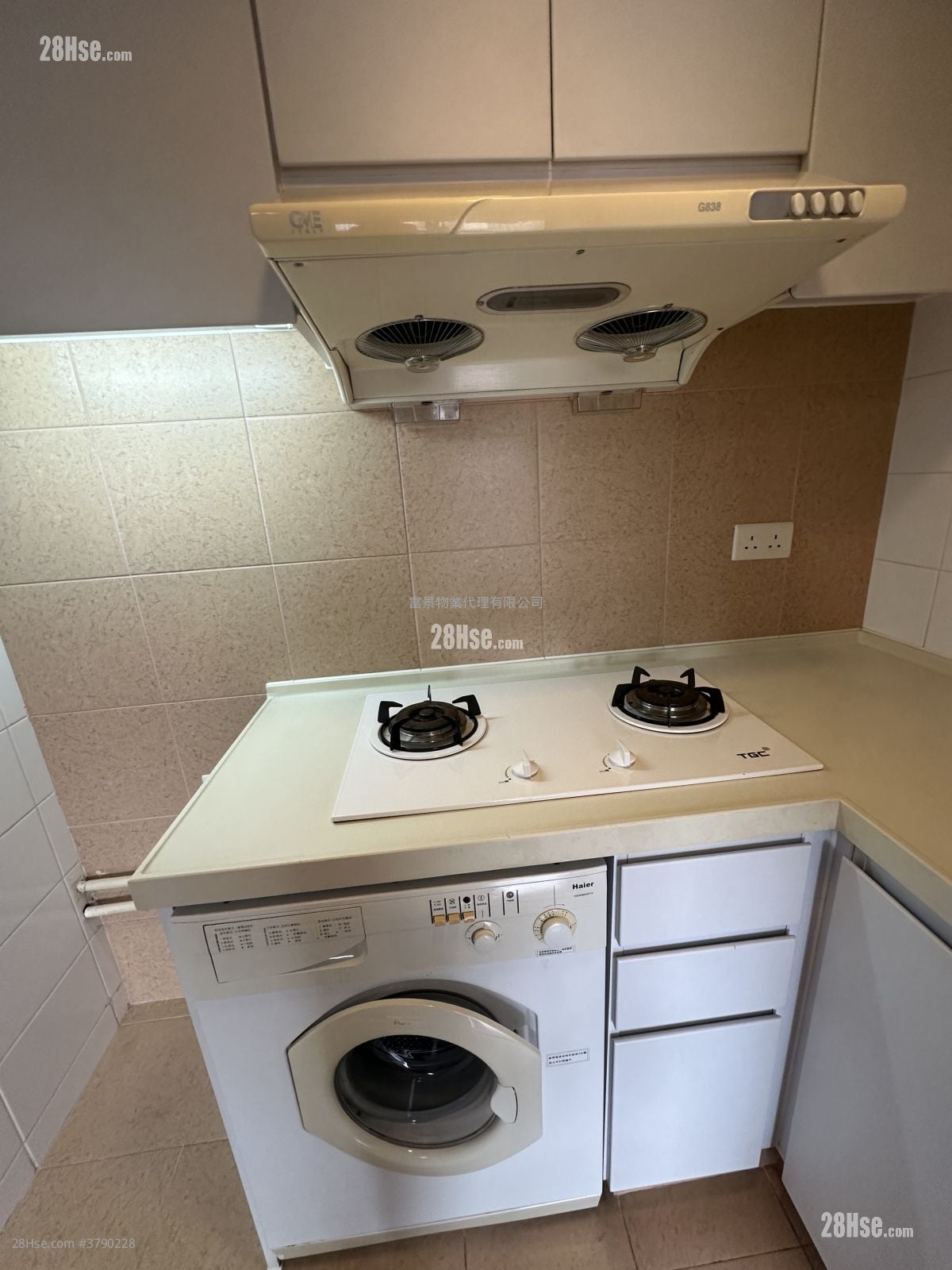 豫丰花园 租盘 2 房 , 1 浴室 397 平方尺