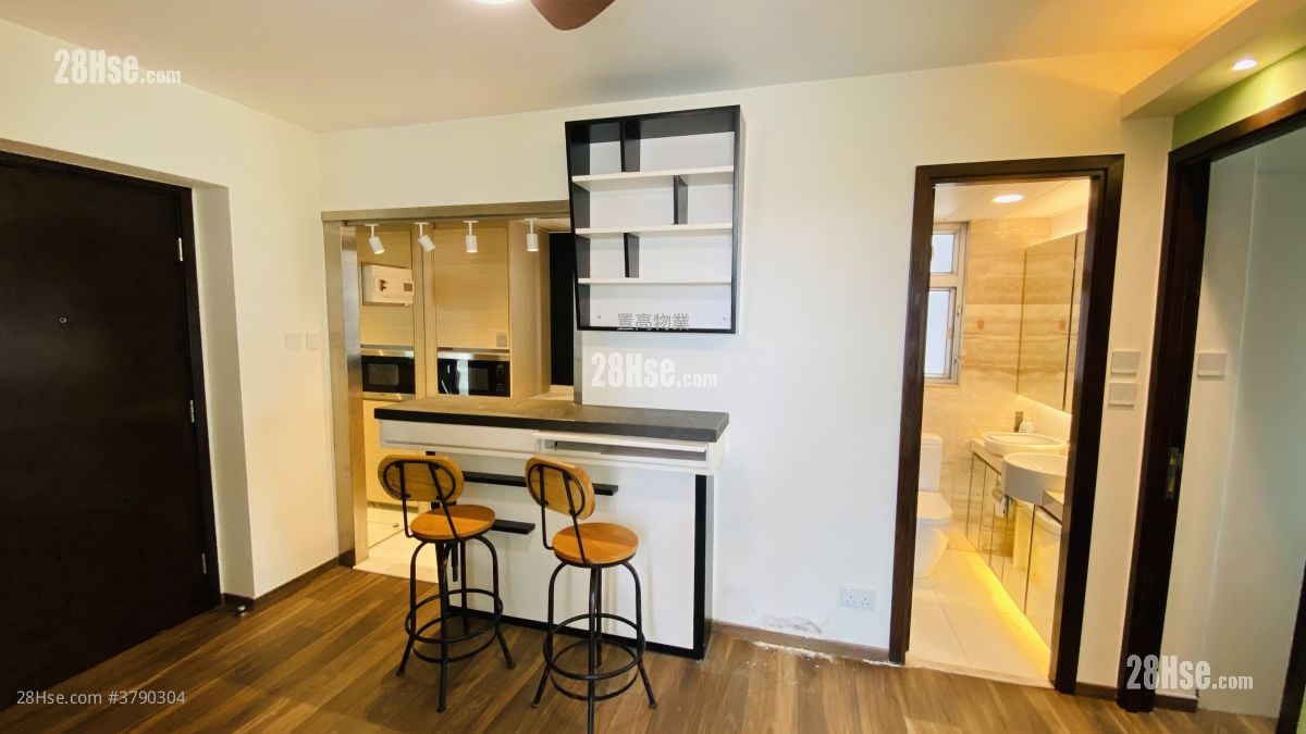 Grand Waterfront Rental 2 Bedrooms , 1 Bathroom 367 ft²