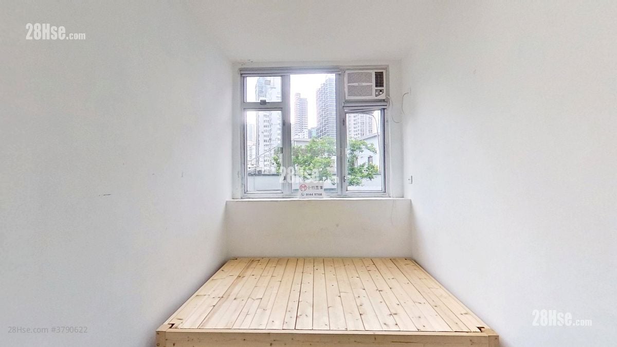 主人房: 西边街8-10号 租盘 2 房 , 1 浴室 425 平方尺