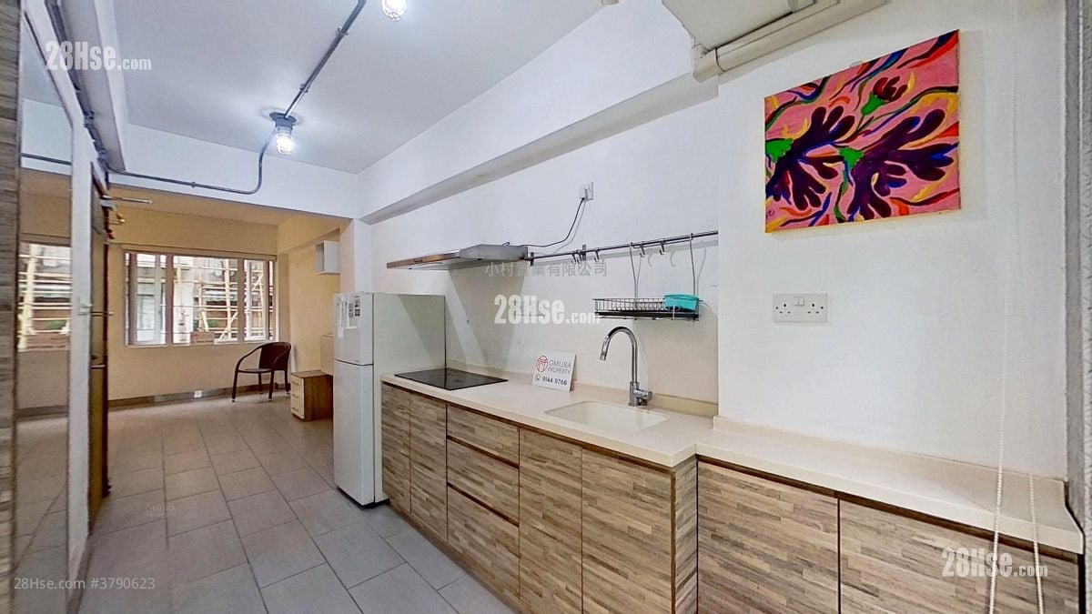 厨房: 歌赋街14号 租盘 开放式间隔 , 1 浴室 340 平方尺