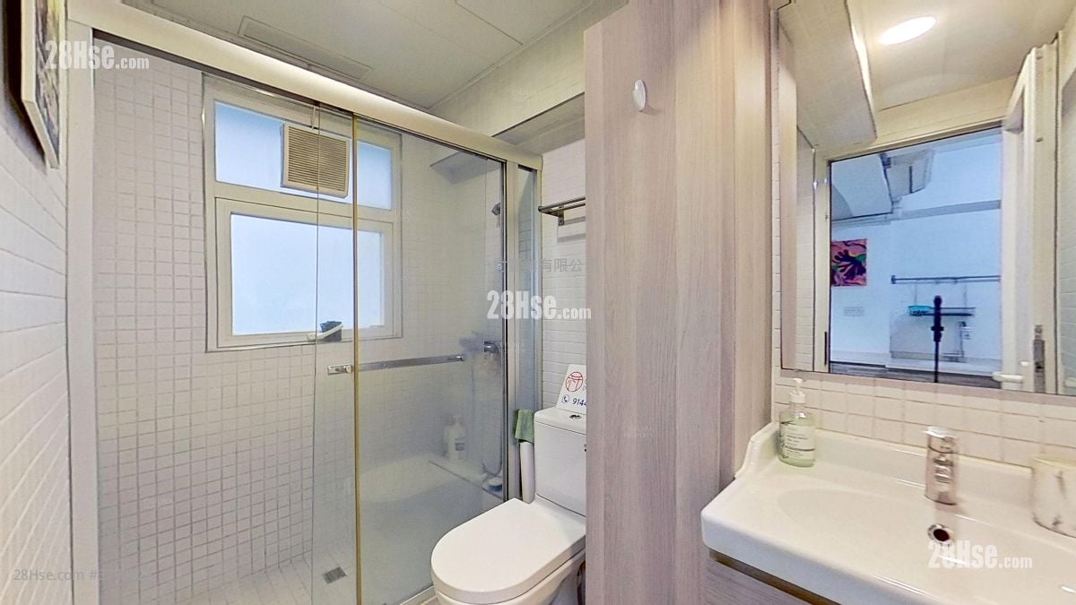 浴室: 歌赋街14号 租盘 开放式间隔 , 1 浴室 340 平方尺