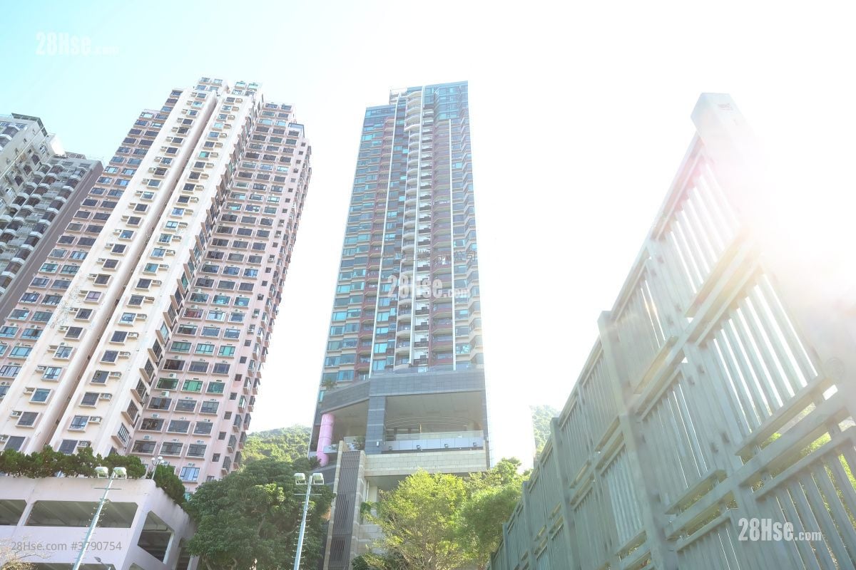 大厦外观: 傲翔湾畔 租盘 2 房 , 1 浴室 524 平方尺