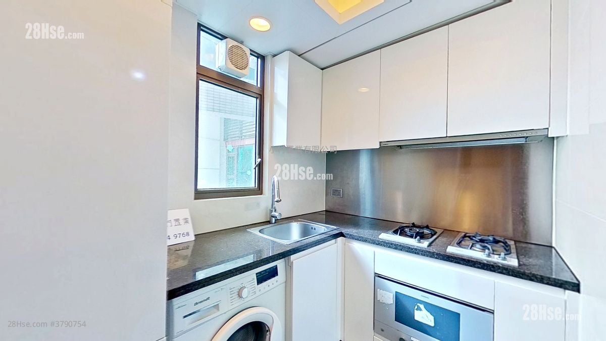 厨房: 傲翔湾畔 租盘 2 房 , 1 浴室 524 平方尺