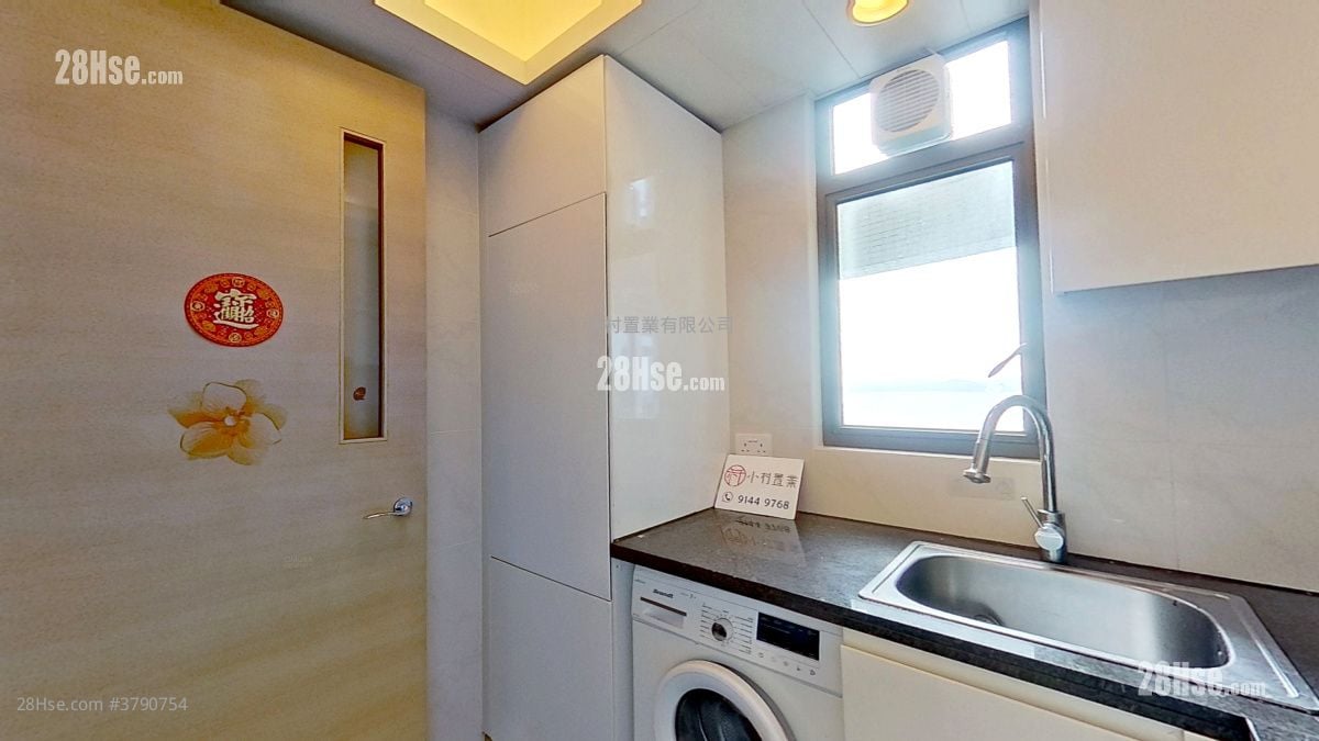 厨房: 傲翔湾畔 租盘 2 房 , 1 浴室 524 平方尺