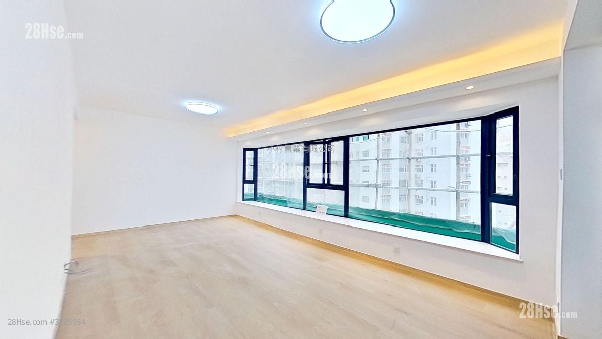 厅: 日月大厦 租盘 3 房 , 2 浴室 985 平方尺