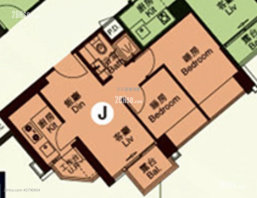 The Reach Sell 2 Bedrooms , 1 Bathroom 403 ft²