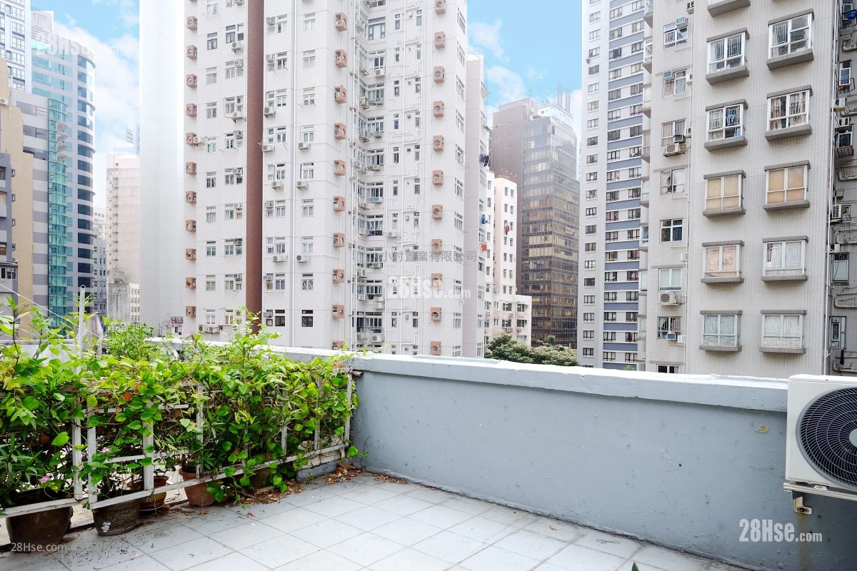 天台: 水坑口街14-16号 租盘 1 房 , 1 浴室 401 平方尺