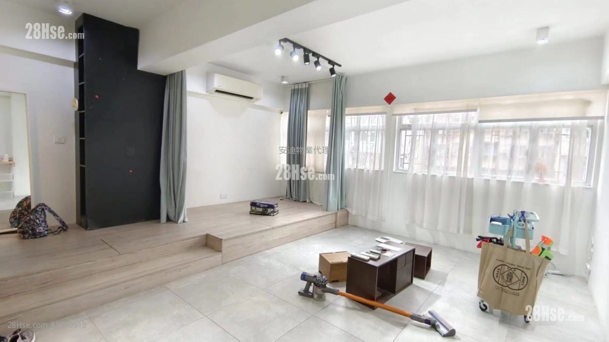 德丰大厦 租盘 2 房 , 1 浴室 573 平方尺